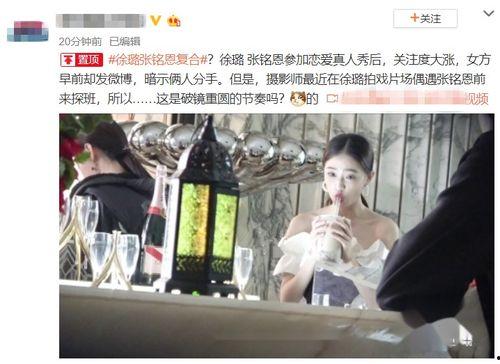 张铭恩徐璐最新八卦爆料,甜蜜互动引网友热议  第2张